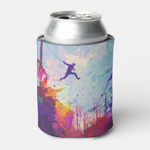 Parkour Urban Free Running Free-styling Modern Art Can Cooler