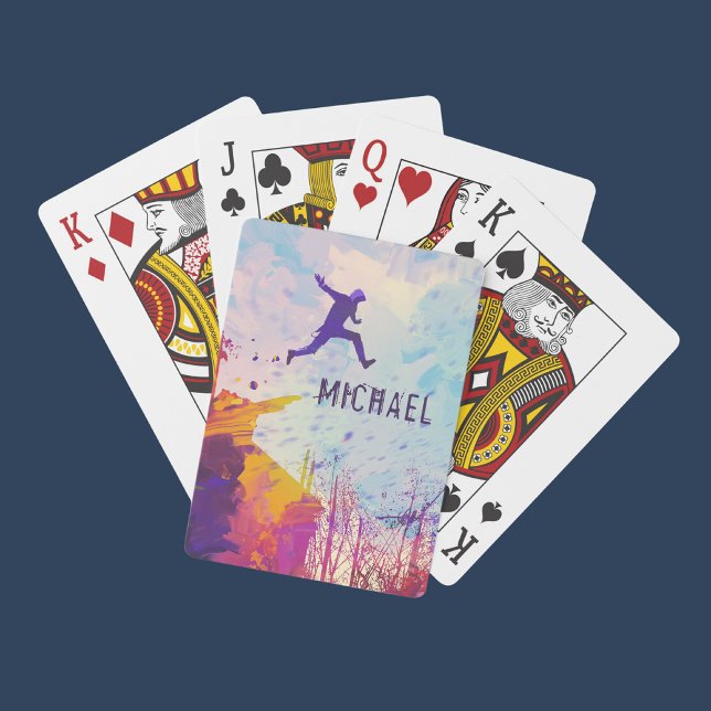 Parkour Urban Free Running Free Styling Modern Art Playing Cards (Creator Uploaded)