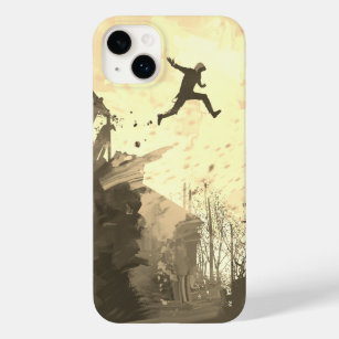 Parkour Urban Free Running Freestyling Sepia Case-Mate iPhone 14 Plus Case