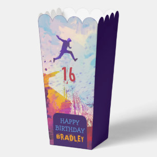 Parkour Urban Free Running Teen 16th Birthday Favor Box