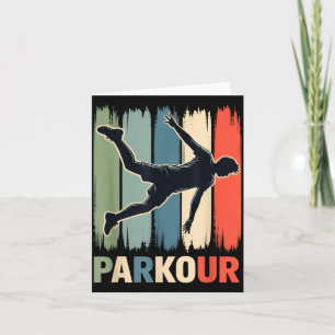 Parkour, Urban Gymnast, Traceur, Runner  Card