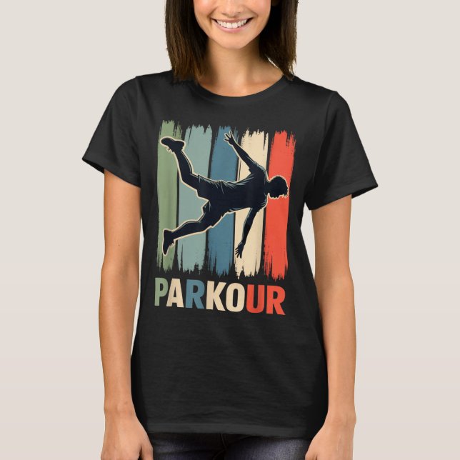 Parkour, Urban Gymnast, Traceur, Runner  T-Shirt (Front)