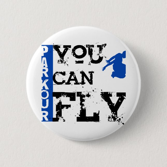 Parkour - You Can Fly 2 Inch Round Button (Front)