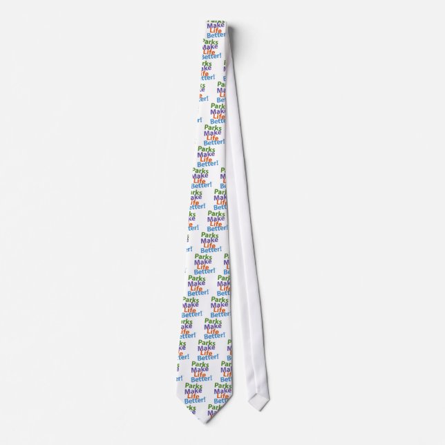 Parks Make Life Better! Official Logo Tie (Front)
