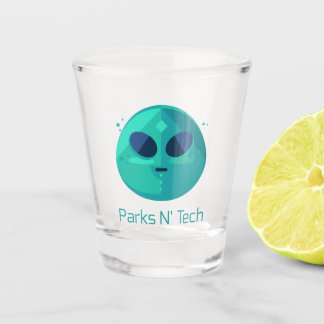 Parks N' Tech Alien Shot Glass
