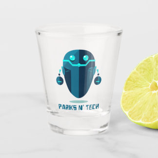 Parks N' Tech Robot 3 Shot Glass