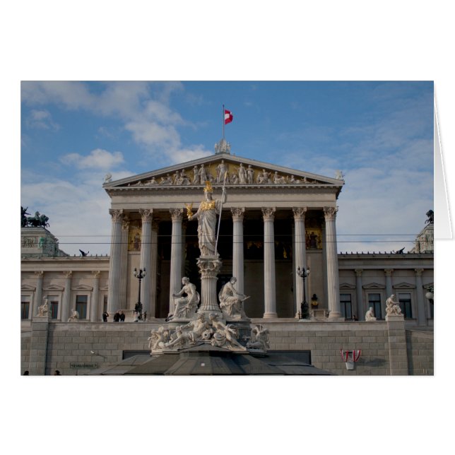 Parlament, Wien Österreich (Front Horizontal)