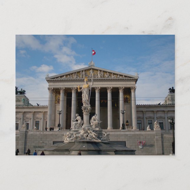 Parlament, Wien Österreich Postcard (Front)