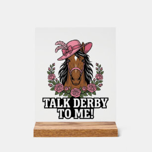 Parle Derby à Moi Vintage Cheval Rose Derby Design