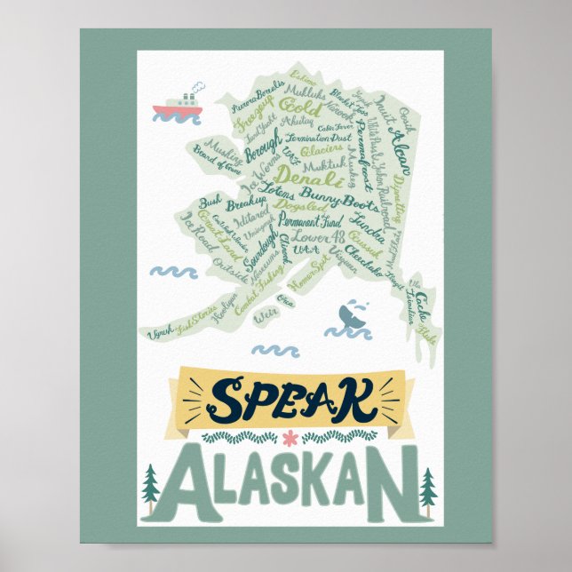 Parle l'Alaska ! ! Poster (Devant)