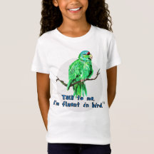 "Parle-moi, je parle couramment l'oiseau." T-shirt