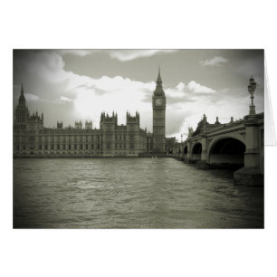 Parlement - Elizabeth Tower - Big Ben Card