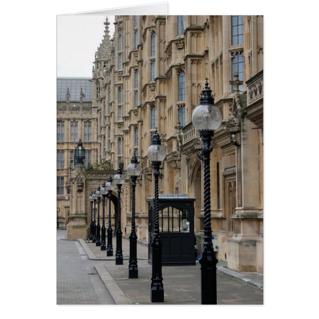 Parlement - Westminster - Londres - Carte (Devant)