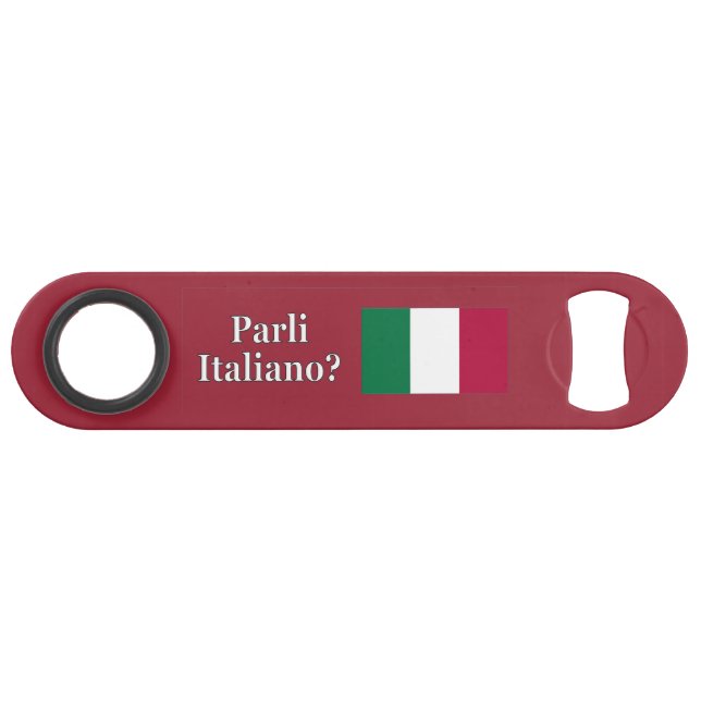 Parles-tu italien ? en italien. Indicateur wf (Devant (Horizontal))