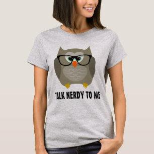 Parlez à mon nerdy de t-shirts de hibou