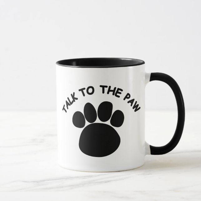 Parlez à Paw Mugs (Droite)