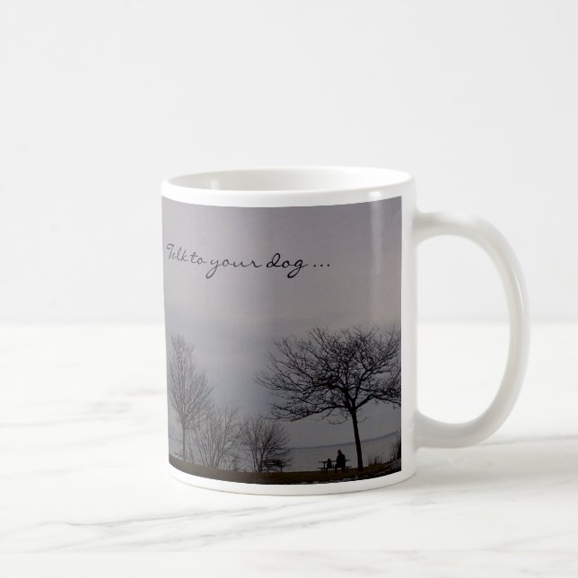 Parlez à votre chien Mug par RoseWrites (Droite)