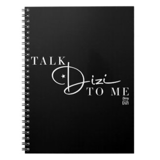 Parlez Carnet spiral noir Dizi Script