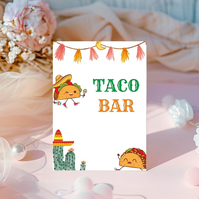Parlez d'un bébé Taco Bar Panneau de table pour Ba (Créateur téléchargé)