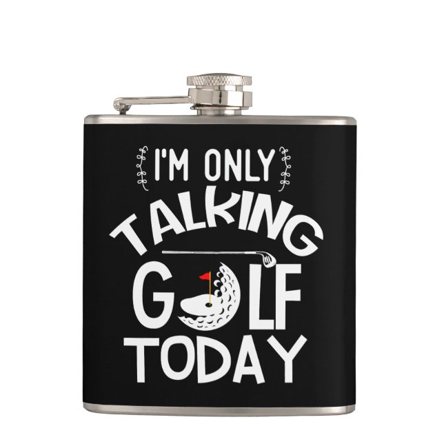 "Parlez Golf aujourd'hui seulement" Flacon cadeau  (Devant)