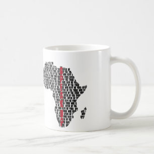 Parlez vers le haut du ` de tasse de l'Afrique