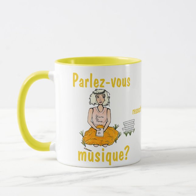 Parlez-vous musique ? mug (Gauche)