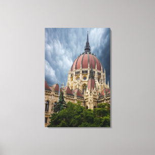 Parliament Building Composit Canvas Print