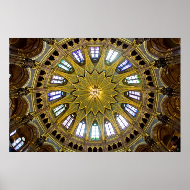 Parliament Building Dome Interior Poster (Front)