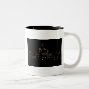 Parliament Buildings at Night Two-Tone Coffee Mug