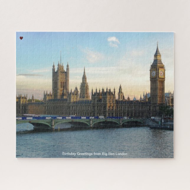 Parliament Buildings London Jigsaw Puzzle (Horizontal)