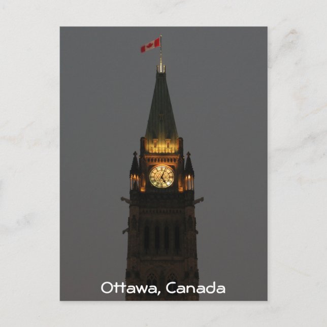 Parliament Buildings Ottawa - Post Card (Front)