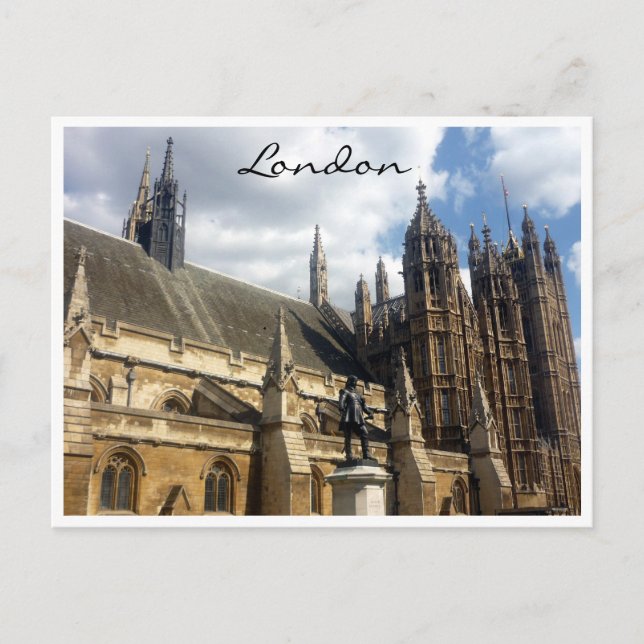 parliament england postcard (Front)
