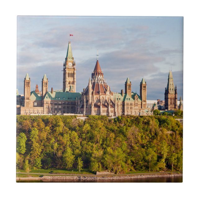 Parliament Hill in Ottawa Tile (Front)