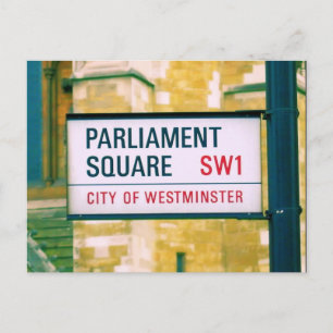 Parliament Square -Westminster - London - Postcard