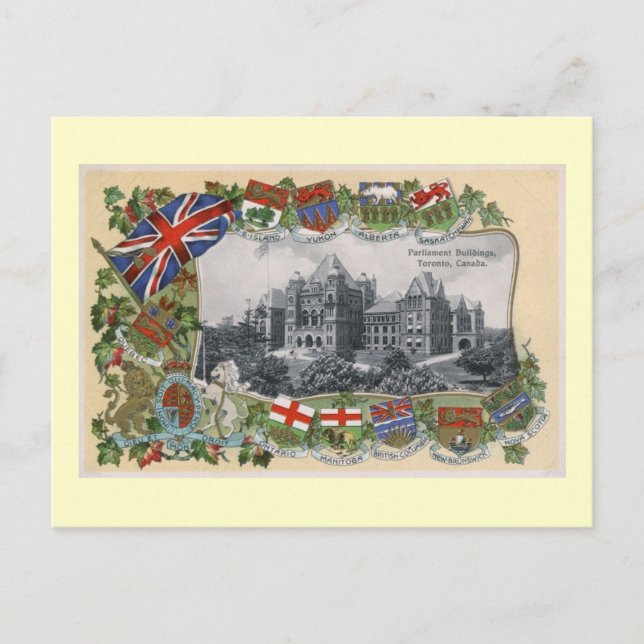 Parliament, Toronto, Canada Vintage Postcard (Front)