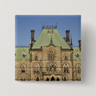 Parliment Building in Ottawa, Ontario, Canada 2 Inch Square Button