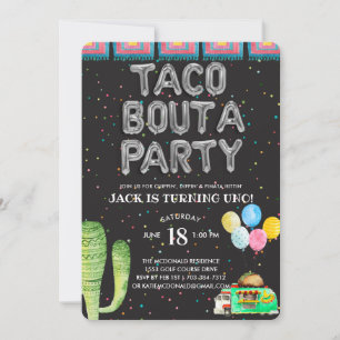 Parlons d'une fête Invitation au premier anniver