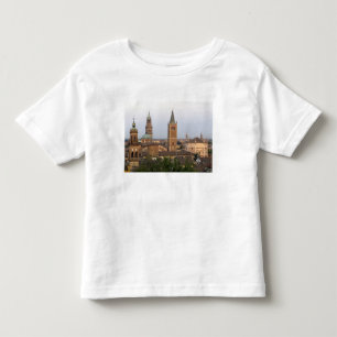 Parma city centre; Battistero church on the Toddler T-shirt