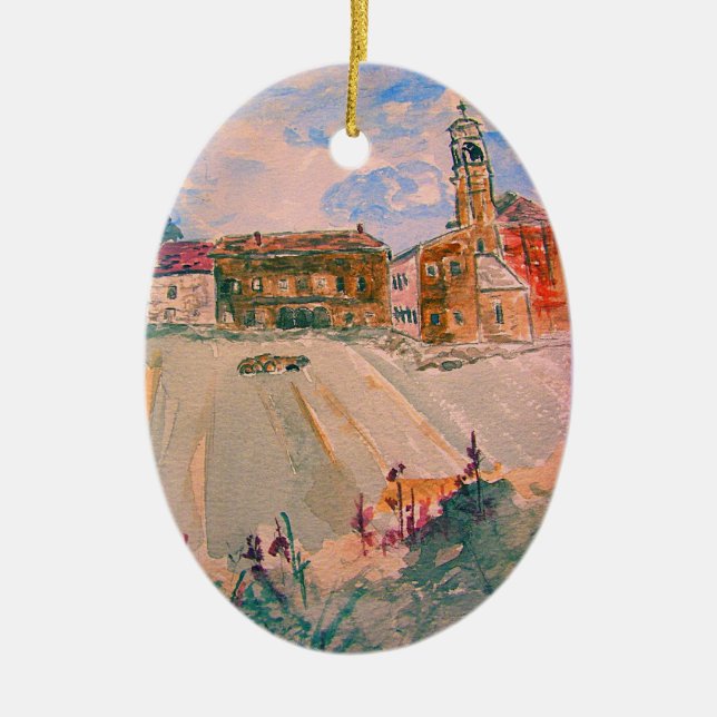 parma italy art ceramic ornament (Front)