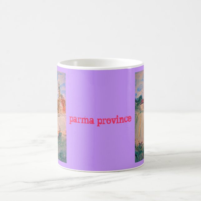 parma italy watercolour(parma province) coffee mug (Center)
