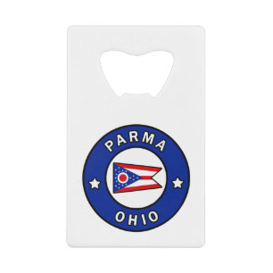 Parma Ohio Credit Card Bottle Opener