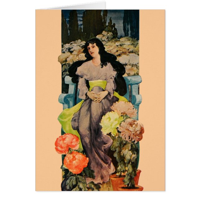 Parmi les chrysanthèmes (Devant)