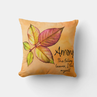 Parmi les Feuilles en déclin | Cosy Oreiller À Jau