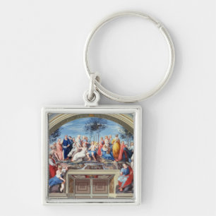 Parnassus and the Disputa, from the Stanza della S Keychain