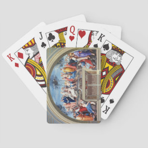 Parnassus and the Disputa, from the Stanza della S Playing Cards