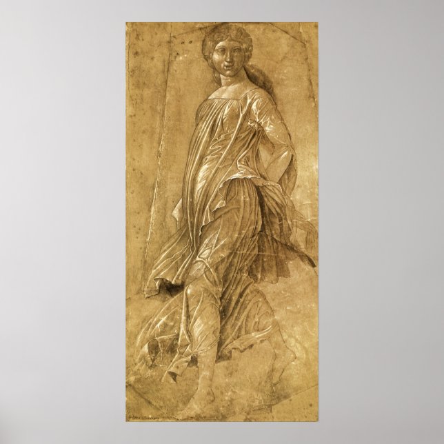 Parnassus, Dancing Muse by Andrea Mantegna Poster (Front)