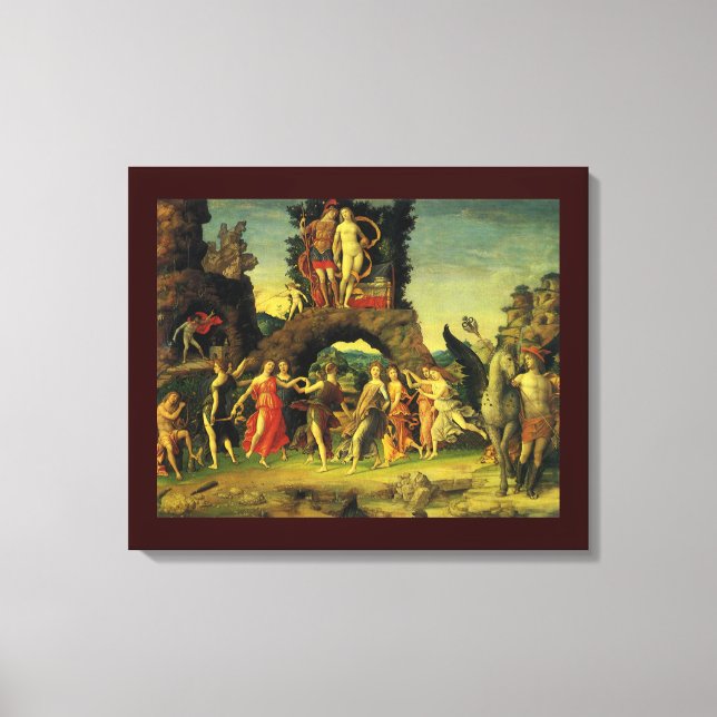 Parnassus, Mars and Venus by Andrea Mantegna Canvas Print (Front)