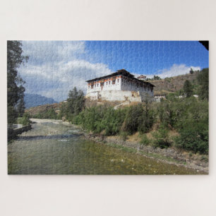 paro dzong bhutan jigsaw puzzle