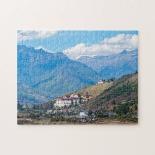 Paro Rinpung Dzong - Bhutan, Himalaya, Asia Jigsaw Puzzle