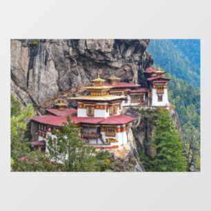 Paro Taktsang: The Tiger's Nest Monastery - Bhutan Window Cling